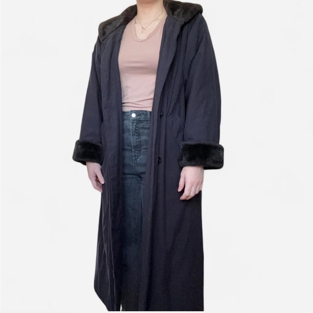 Jones New York Quilted Black Jacket